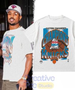 Michael B Jordan At JAY-Z x New York Yankees Stadium 1994 New York Knicks NBA Finals Shirt