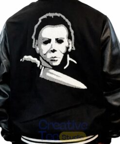 Michael Myers Black Varsity Baseball Jacket