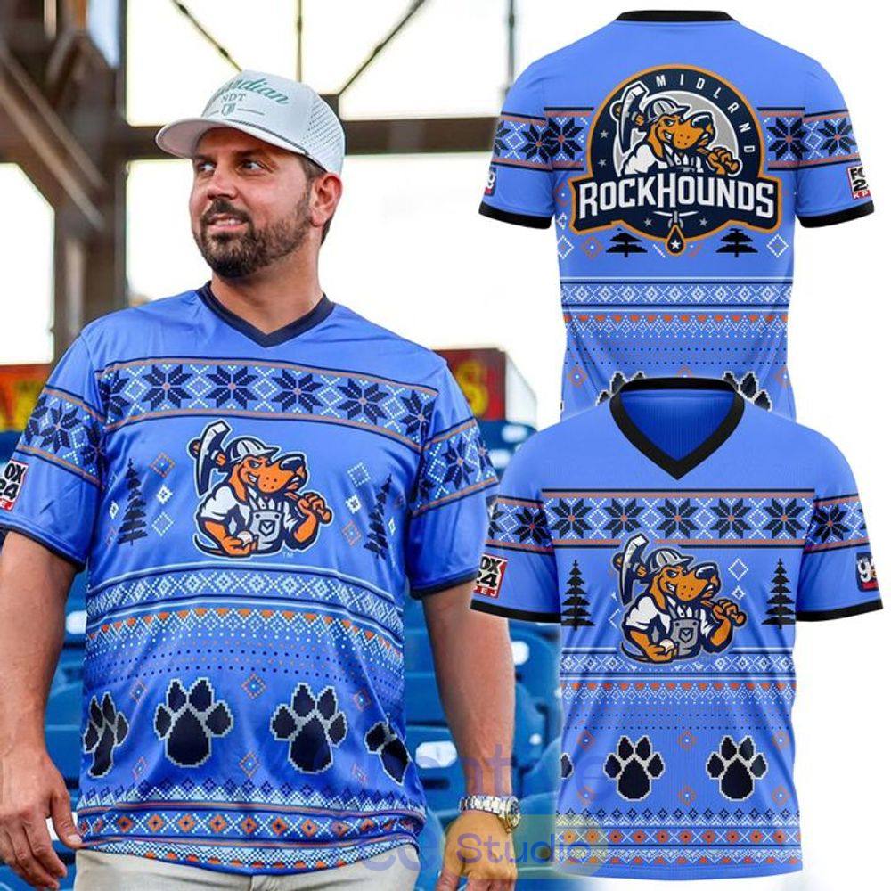 Midland RockHounds x Christmas in July 2026 Special Jersey Midland RockHounds x Christmas in July 2026 Special Jersey