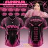 ANNA Million Dollar Babe Tour 2026 Black Football Jersey