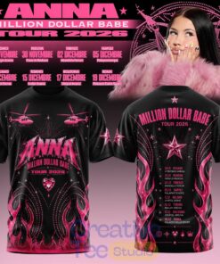ANNA Million Dollar Babe Tour 2026 Black Shirt