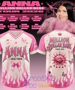 ANNA Million Dollar Babe Tour 2026 Football Jersey