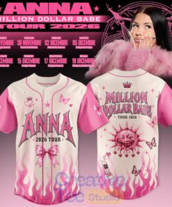 ANNA Million Dollar Babe Tour 2026 Pink Flame Jersey