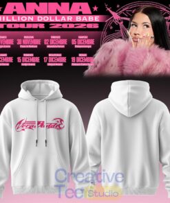 ANNA Million Dollar Babe Tour 2026 White Hoodie