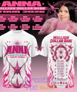ANNA Million Dollar Babe Tour 2026 White Shirt