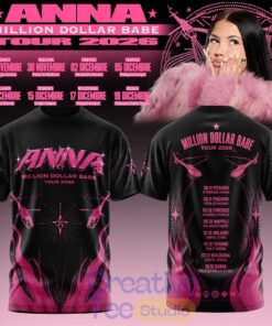 ANNA Million Dollar Babe Tour Black T-Shirt