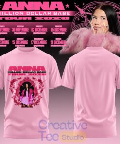 ANNA Million Dollar Babe Tour Pink T-Shirt