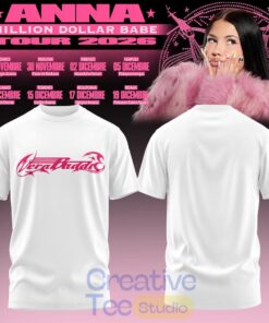 ANNA Million Dollar Babe Tour White T-Shirt