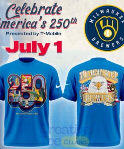 Milwaukee Brewers Celebrate America’s 250th T-Shirt