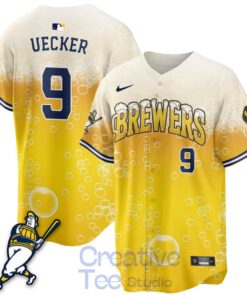 Milwaukee Brewers “Pitcher & Pint” Baseball Jersey