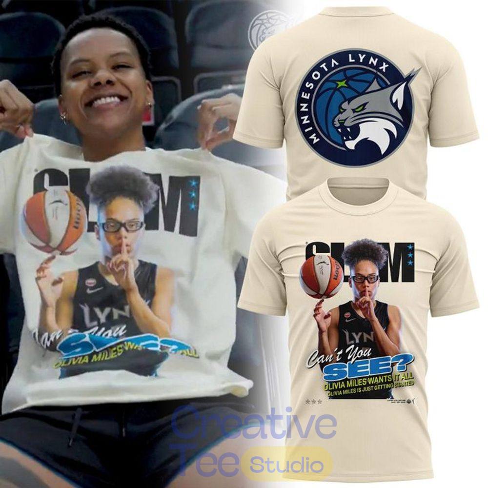 Minnesota Lynx Unisex Cream Olivia Miles Slam T-Shirt Minnesota Lynx Unisex Cream Olivia Miles Slam T-Shirt