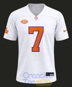 Morgan Wallen x Clemson Tigers White Football Jersey
