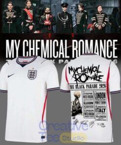 My Chemical Romance – The Black Parade 2026 x England Soccer Jersey