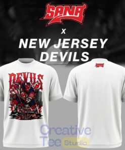 New Jersey Devils x SANA White T-Shirt New Jersey Devils x SANA White T-Shirt