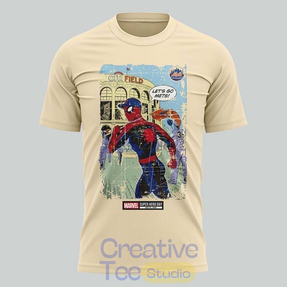New York Mets x Spider Man Night 2026 T-Shirt New York Mets x Spider Man Night 2026 T-Shirt