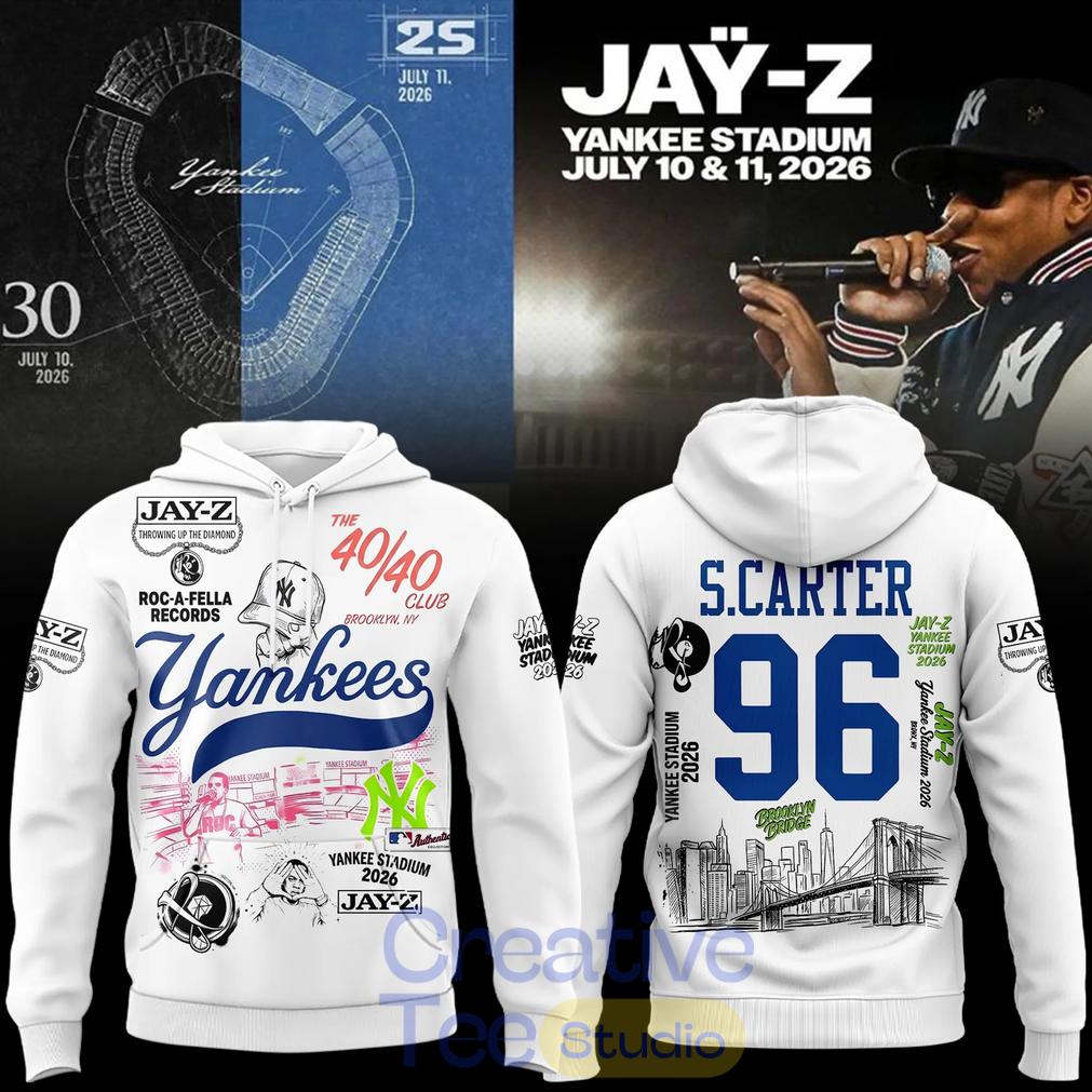 New York Yankees x Jay-Z At Yankee Stadium 2026 Edition Hoodie New York Yankees x Jay-Z At Yankee Stadium 2026 Edition Hoodie