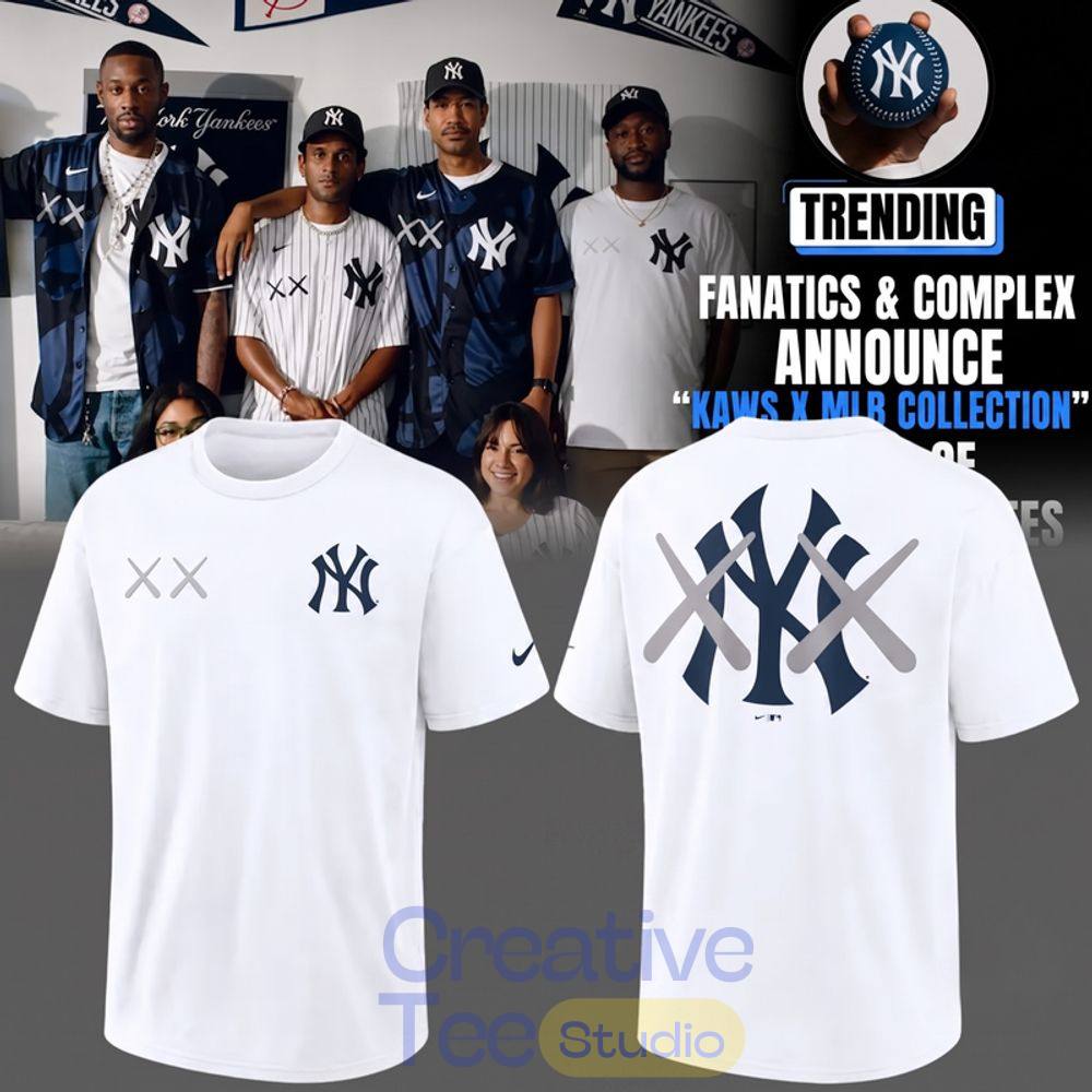 New York Yankees x KAWS 2026 Special White T-Shirt New York Yankees x KAWS 2026 Special White T-Shirt