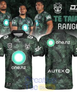 New Zealand Warriors 2026 Te Taiao Range Edition Polo Shirt