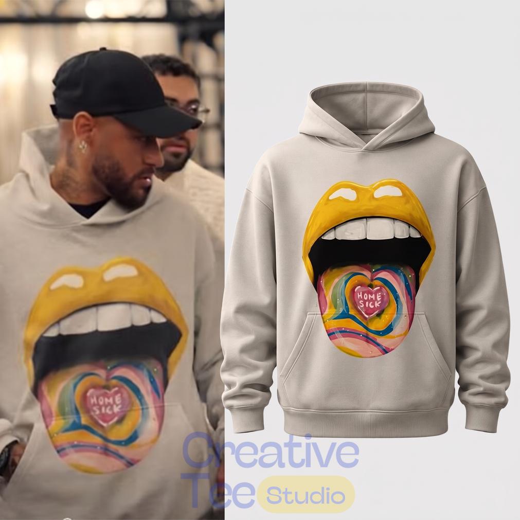 Neymar At Poker Tournament In Las Vegas Homesick Yellow Lips Hoodie Neymar At Poker Tournament In Las Vegas Homesick Yellow Lips Hoodie