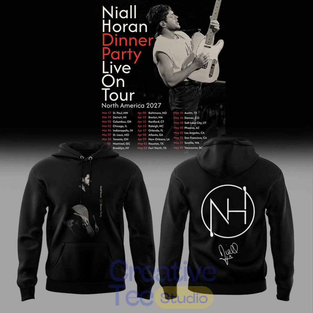 Niall Horan Dinner Party: Live On Tour 2026-2027 Signature Special Hoodie Niall Horan Dinner Party: Live On Tour 2026-2027 Signature Special Hoodie
