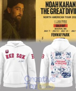Noah Kahan x Boston Red Sox – The Great Divide Tour 2026 Hoodie