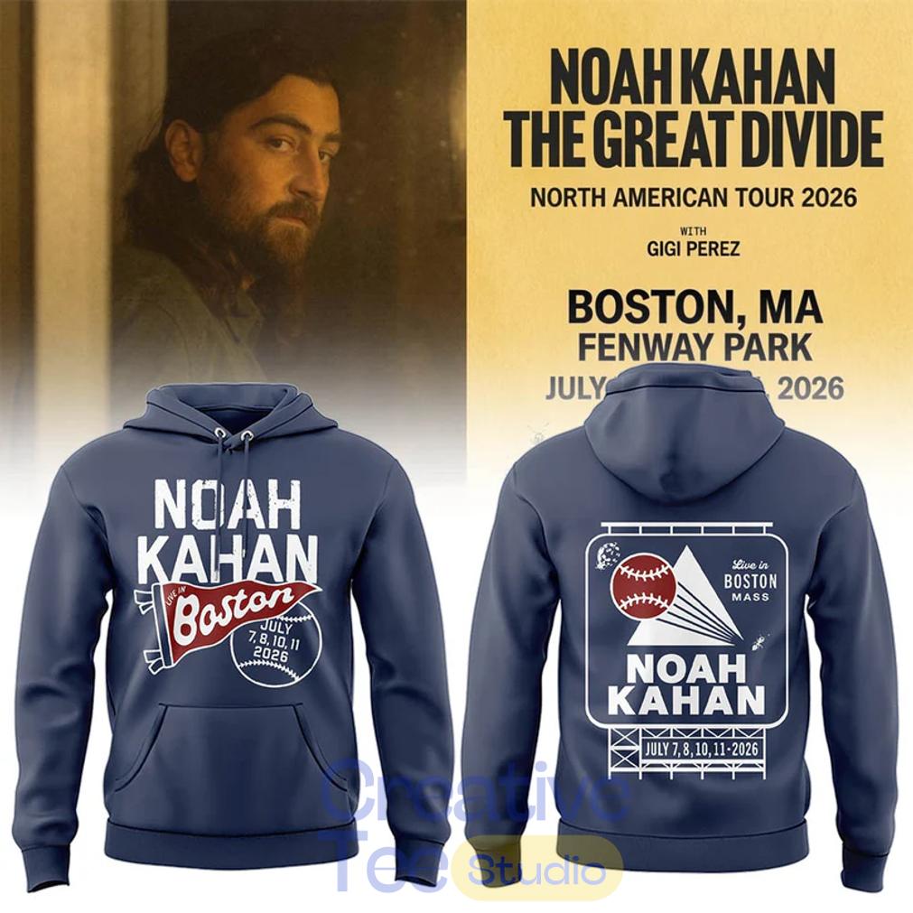Noah Kahan x Boston Red Sox – The Great Divide Tour 2026 Hoodie Noah Kahan x Boston Red Sox – The Great Divide Tour 2026 Hoodie