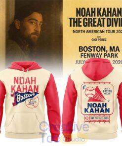 Noah Kahan x Boston Red Sox – The Great Divide Tour 2026 Special Tee Hoodie