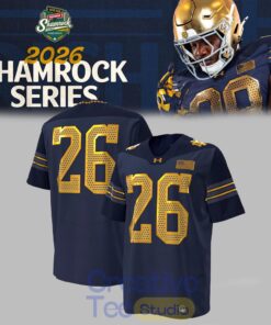 Notre Dame Fighting Irish 2026 Shamrock Series Football Jersey