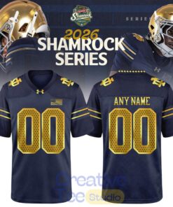 Notre Dame Fighting Irish 2026 Shamrock Series Uniforms Custom Edition Jersey