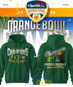 Oregon Ducks – 🏆 2026 Orange Bowl Champions Hoodie