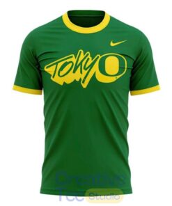 Oregon Ducks “Tokyo Oregon Football Showcase” Green T-Shirt