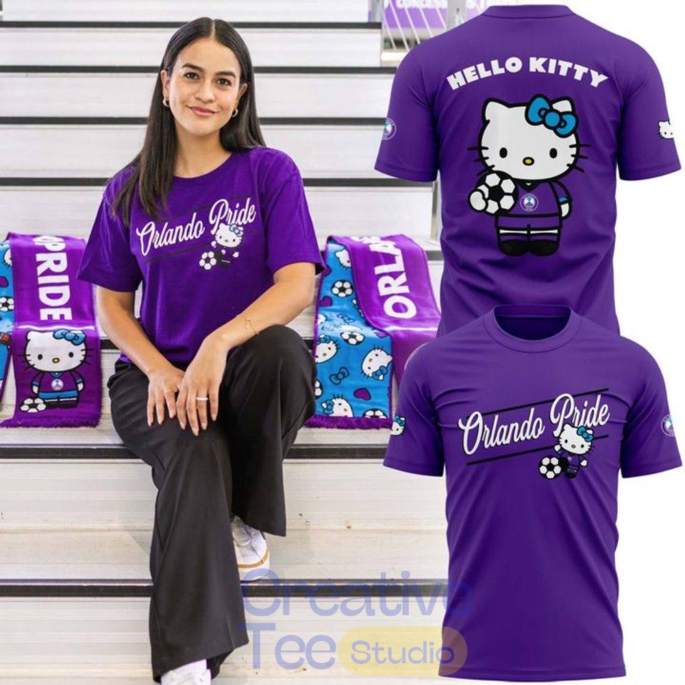 Orlando Pride x Hello Kitty 2026 Purple T-Shirt Orlando Pride x Hello Kitty 2026 Purple T-Shirt