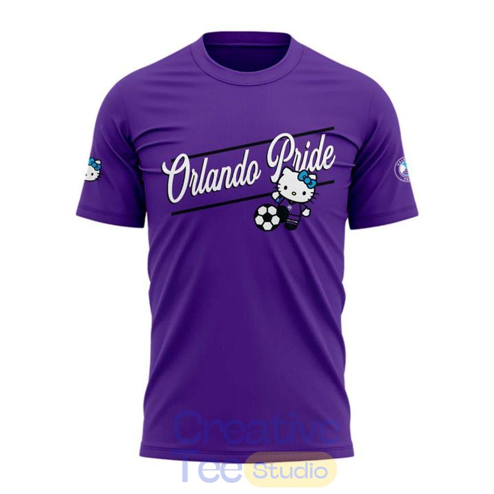 Orlando Pride x Hello Kitty 2026 Purple T-Shirt Orlando Pride x Hello Kitty 2026 Purple T-Shirt