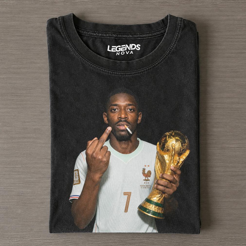 Ousmane Dembélé 2026 France Team Smoke Tee Ousmane Dembélé 2026 France Team Smoke Tee