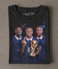 Ousmane Dembélé & Kylian Mbappé & Michael Olise France Smoke T-Shirt