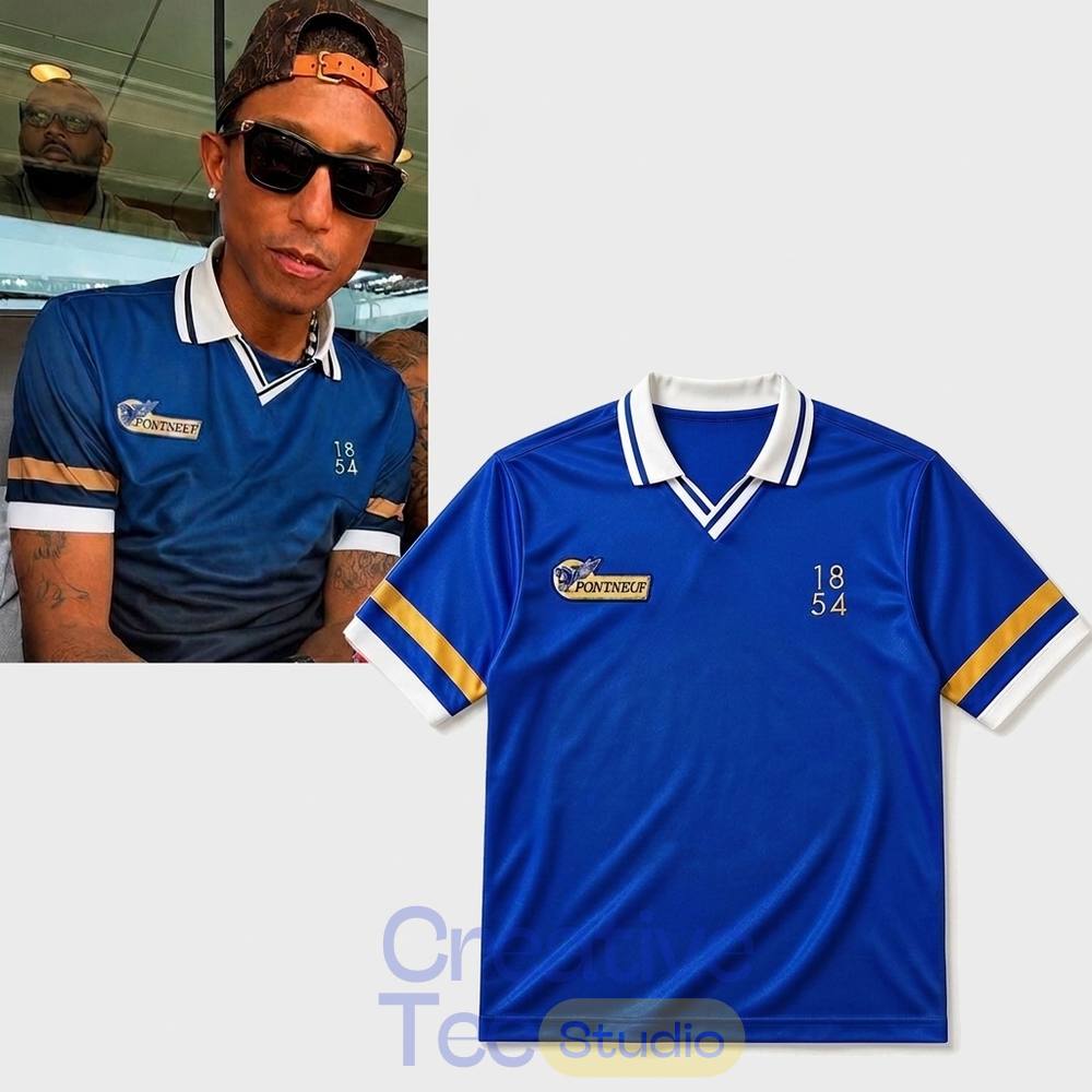 Pharrell Williams 2026 World Cup Pont Neuf 1854 Flower Polo Jersey Pharrell Williams 2026 World Cup Pont Neuf 1854 Flower Polo Jersey