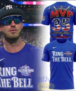Philadelphia 2026 All-Star Game Cody Bellinger MVP Ring The Bell Baseball T-Shirt Philadelphia 2026 All-Star Game Cody Bellinger MVP Ring The Bell Baseball T-Shirt
