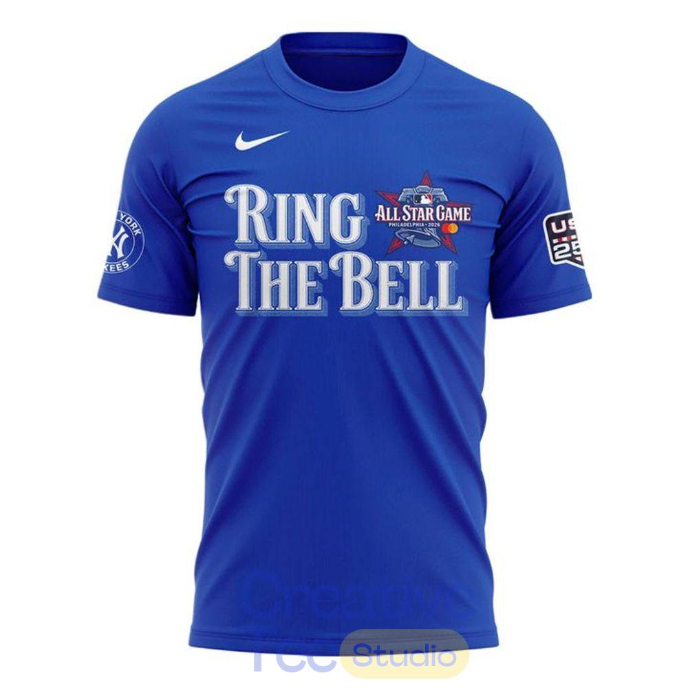 Philadelphia 2026 All-Star Game Cody Bellinger MVP Ring The Bell Baseball T-Shirt Philadelphia 2026 All-Star Game Cody Bellinger MVP Ring The Bell Baseball T-Shirt