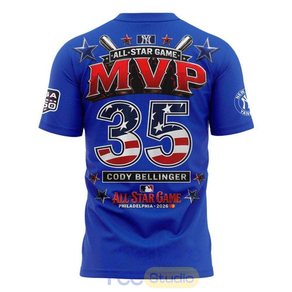 Philadelphia 2026 All-Star Game Cody Bellinger MVP Ring The Bell Baseball T-Shirt Philadelphia 2026 All-Star Game Cody Bellinger MVP Ring The Bell Baseball T-Shirt