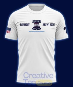 Philadelphia Phillies Celebrate America’s 250th Birthday in Philly White T-Shirt