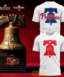 Philadelphia Phillies x Budweiser 150th Anniversary 2026 MLB All-Star Game T-Shirt Philadelphia Phillies x Budweiser 150th Anniversary 2026 MLB All-Star Game T-Shirt