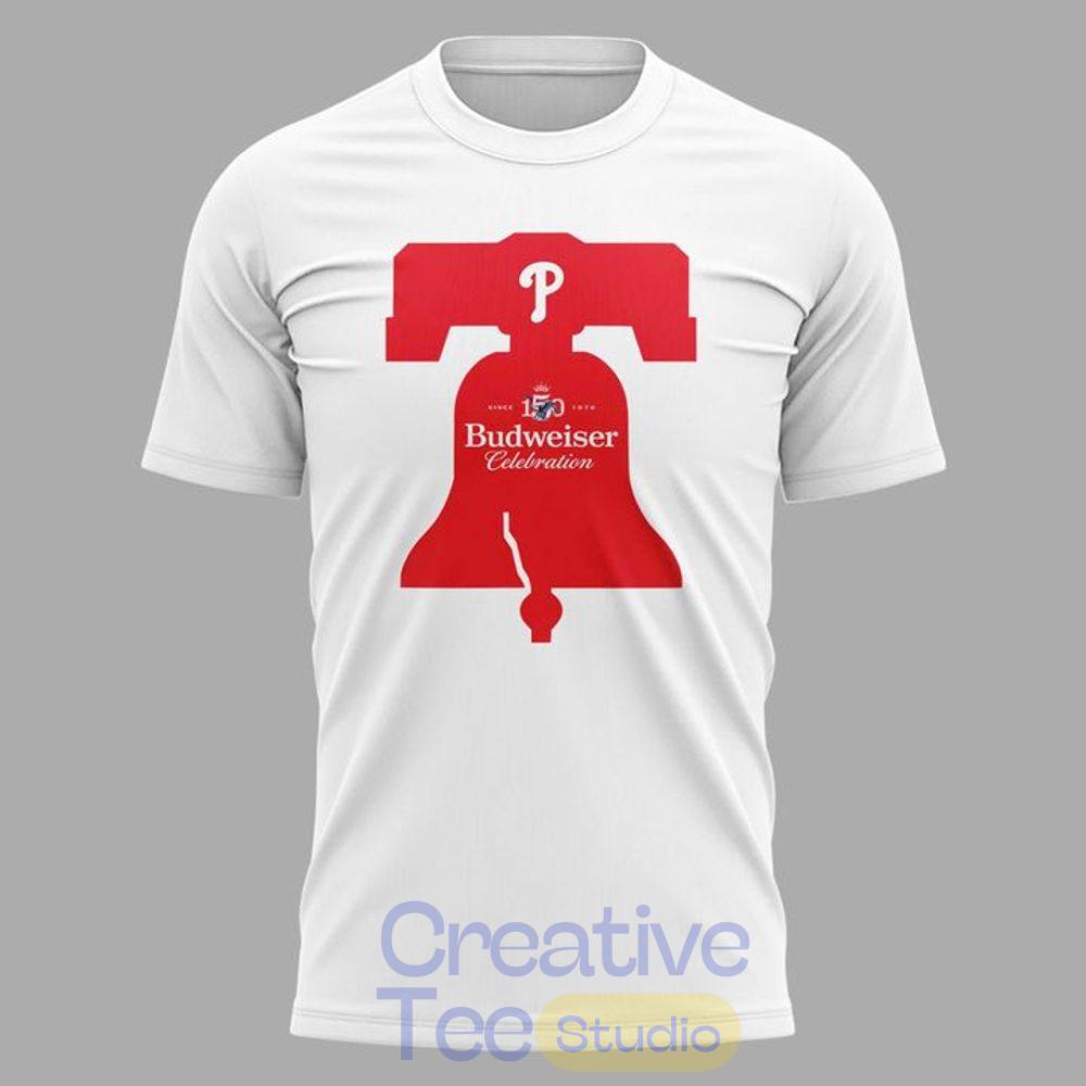 Philadelphia Phillies x Budweiser 150th Anniversary 2026 MLB All-Star Game T-Shirt Philadelphia Phillies x Budweiser 150th Anniversary 2026 MLB All-Star Game T-Shirt