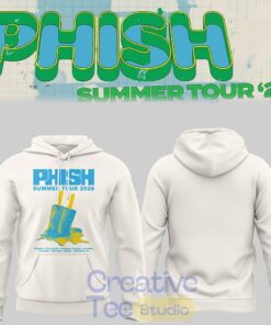 Phish Summer Tour 2026 White Edition Hoodie