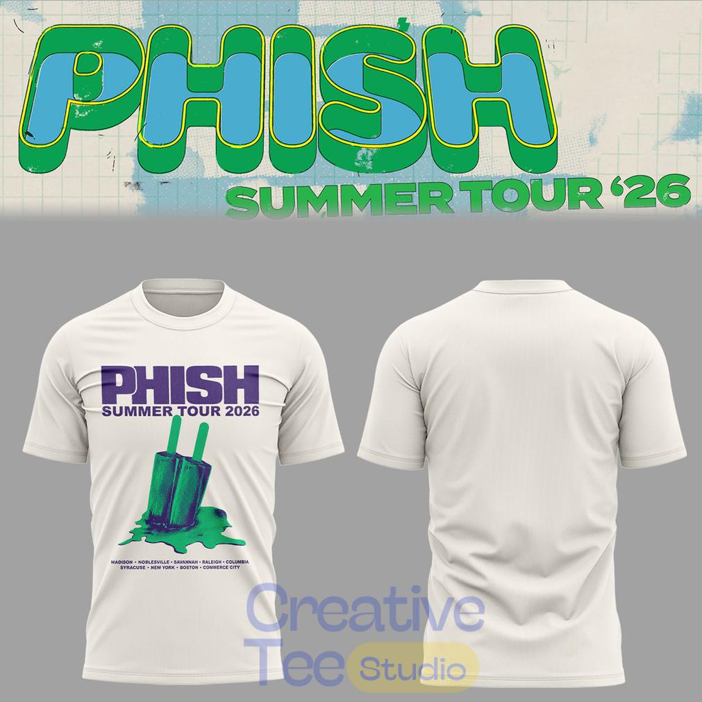 Phish Summer Tour 2026 White Edition T-Shirt Phish Summer Tour 2026 White Edition T-Shirt