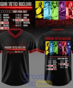 Pinguini Tattici Nucleari Tour Stadi 2027 Football Jersey