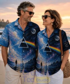 Pink Floyd The Dark Side of the Moon Hawaiian Shirt Pink Floyd The Dark Side of the Moon Hawaiian Shirt