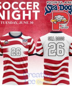 Portland Sea Dogs x Team USA World Cup 2026 Soccer Jersey