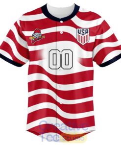 Portland Sea Dogs x Team USA World Cup Soccer Night Baseball Jersey