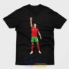 Portugal Cristiano Ronaldo CR7 Reaching For The World Cup Trophy Meme T-Shirt