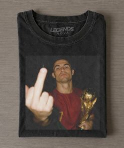 Portuguese Ronaldo Middle Finger T-Shirt
